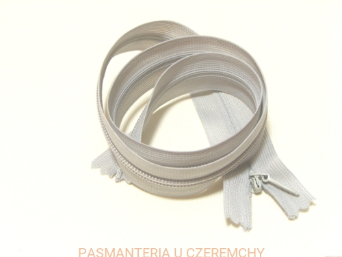 zamek 35 cm jasnopopielaty kryty