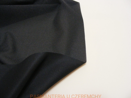 wkład elastyczny dziany czarny