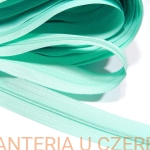 taśma zamkowa jasnoturkusowa 3 mm /turkusowa, zielona, suwakowa/