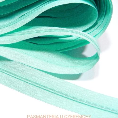 taśma zamkowa jasnoturkusowa 3 mm /turkusowa, zielona, suwakowa/ 