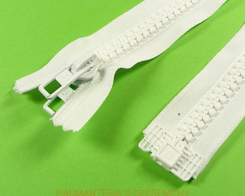 zamek 250 cm biały rozdzielczy dwustronny kostka grubsza