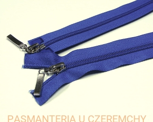 zamek 70 cm chabrowy rozdzielczy dwusuwakowy spirala 5 /granatowy, niebieski/ 