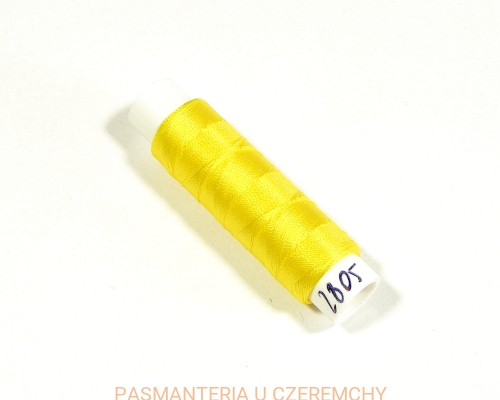 nici do szycia jedwabiu żółte poliestrowe 100 mb