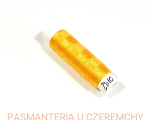 nici do szycia jedwabiu żółtopomarańczowe poliestrowe 100 mb /żółte, pomarańczowe/   