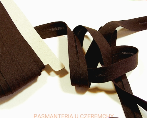 lamówka 18 mm ciemnobrązowa