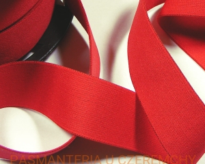 guma gładka miękka 32 mm czerwona