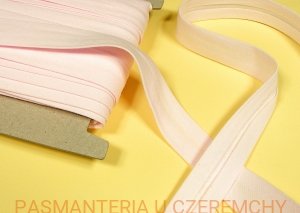 lamówka 18 mm jasnoróżowa - opak. 20 mb /różowa/  