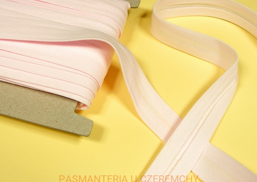 lamówka 18 mm jasnoróżowa