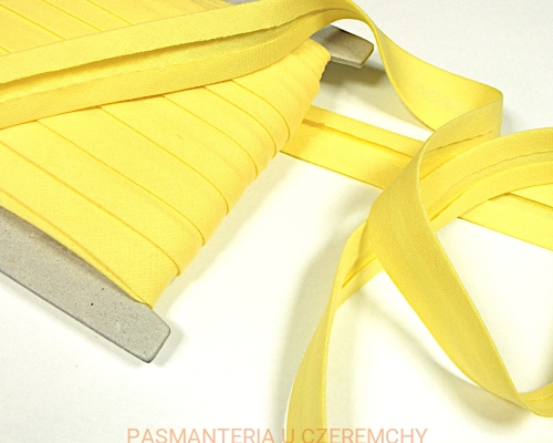 lamówka 18 mm jasnożółta