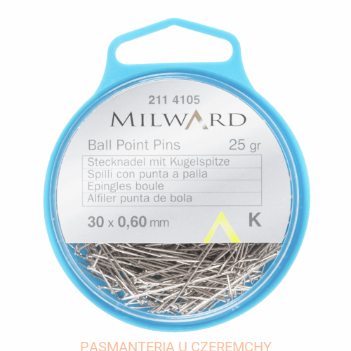 szpilki do dzianin Milward 30 mm 50 g