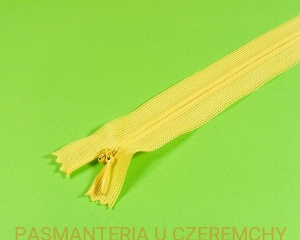 zamek 60 cm żółty nierozdzielczy kryty