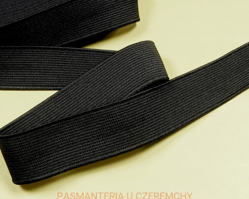 guma tkana 25 mm czarna