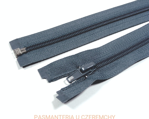 zamek 30 cm szary rozdzielczy plastikowy spirala rozm. 5