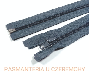 zamek 40 cm ciemnoszary rozdzielczy plastikowy spirala rozm.5 /szary/