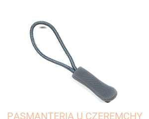 przywieszka do zamka błyskawicznego - szara