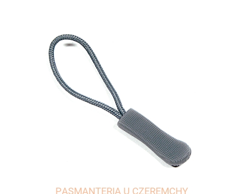 przywieszka do zamka błyskawicznego - szara