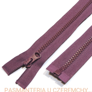 zamek 65 cm śliwkowy rozdzielczy kostka rozm.5  /fioletowy/