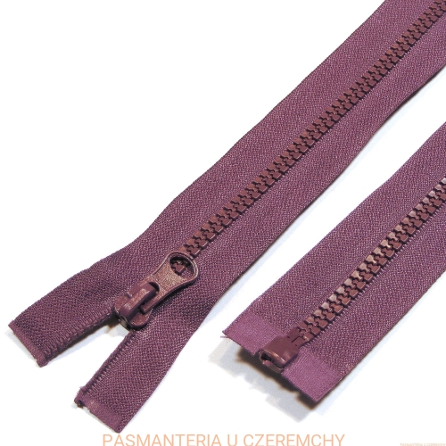 zamek 65 cm fioletowy rozdzielczy kostka rozm.5