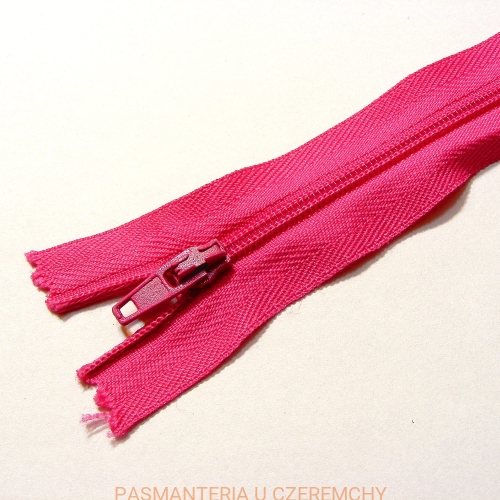  zamek nierozdzielczy S3 18 cm różowy nasycony /fuksjowy/ 