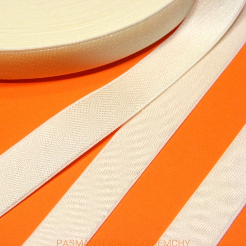 guma ramiączkowa 18 mm ecru