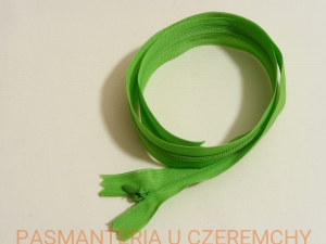 zamek 50 cm zielony nierozdzielczy kryty /wiosenna zieleń/