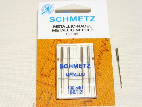 igła Schmetz do nici metalicznych rozm.80 (130 MET VCS)