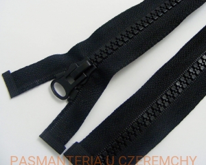 zamek 229 cm czarny rozdzielczy kostka grubsza   