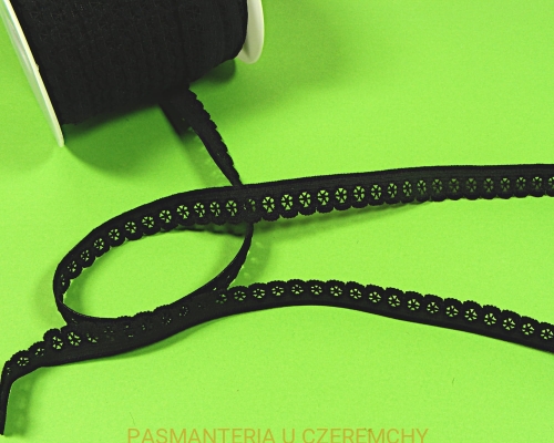 guma obszywkowa 13 mm czarna