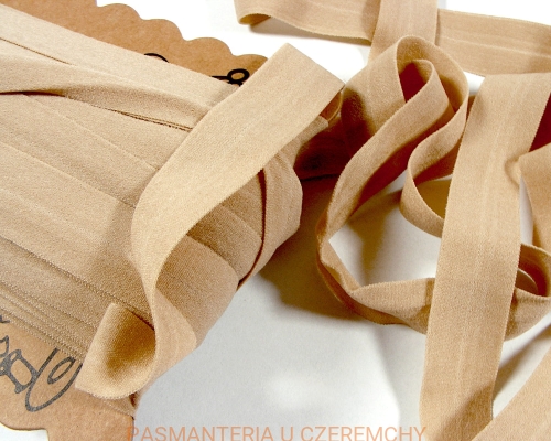 guma łamana 21 mm matowa beżowa