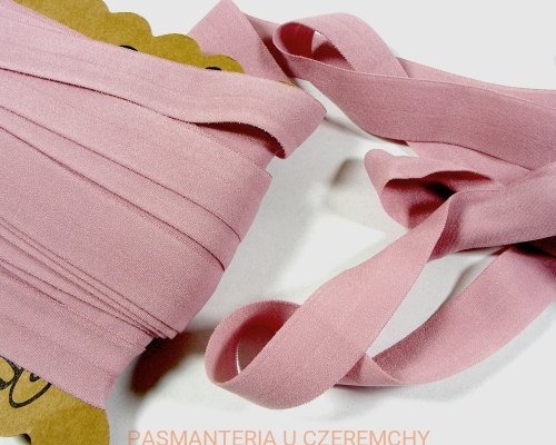 guma łamana 21 mm brudnoróżowa matowa