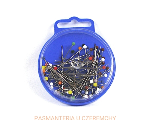 szpilki 44 mm ze szklaną główką