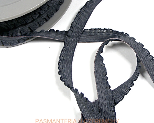 guma z falbanką 12 mm szara