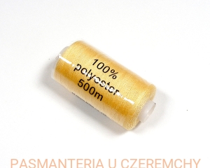 nici maszynowe 500 m pastelowożółte /żółte/  