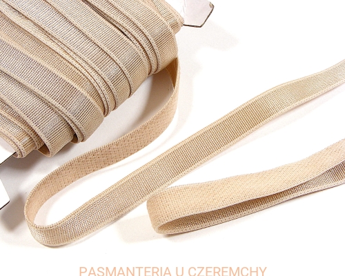 guma ramiączkowa 10 mm beżowa