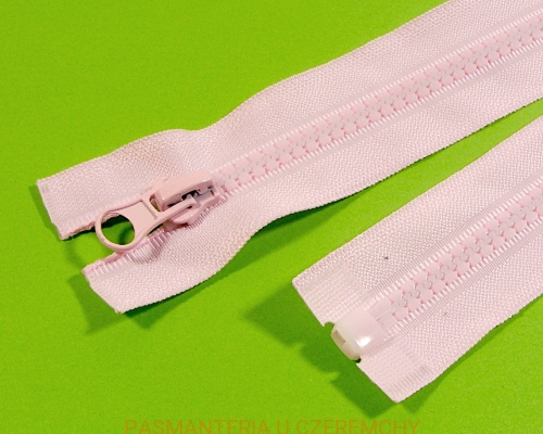 zamek 35 cm jasnoróżowy rozdzielczy kostka rozm.5