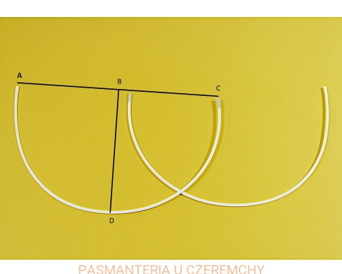fiszbiny do biustonosza 32 cm/125