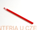 kredka do tkanin czerwona - nie wymagająca temperowania