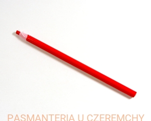 kredka do tkanin czerwona - nie wymagająca temperowania /krawiecka, ołówek krawiecki/  