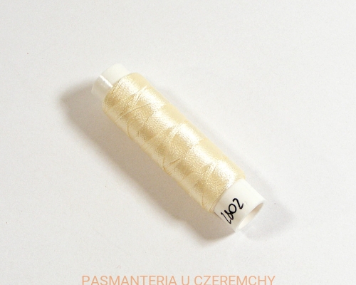 nici do szycia jedwabiu ecru poliestrowe 100 mb