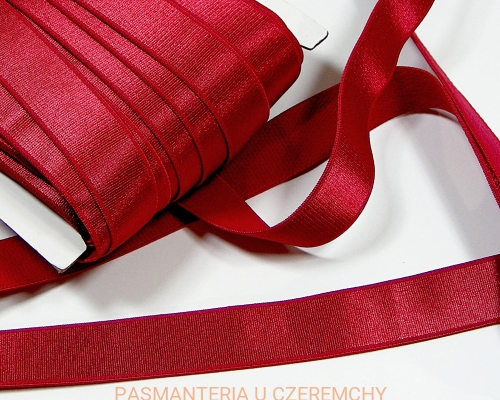 guma ramiączkowa 20 mm ciemnoczerwona