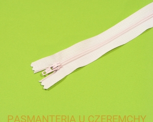 zamek 18 cm jasnoróżowy nierozdzielczy spirala 3 /różowy/