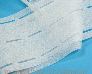 sztywnik do pasków 35 mm podwójny biały