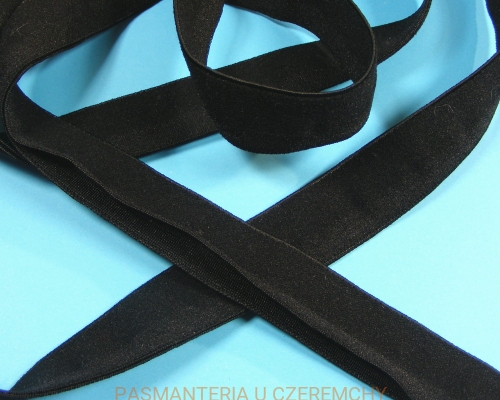 guma "Y" czarna 25 mm miękka tkana