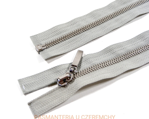 zamek 75 cm jasnoszary rozdzielczy metalowy VT10, nikiel