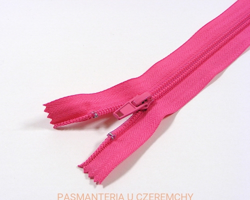 zamek 18 cm ciemnoróżowy nierozdzielczy spirala rozm. 5