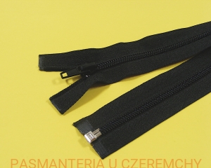 zamek 750 cm czarny rozdzielczy plastikowy spirala rozm. 5   