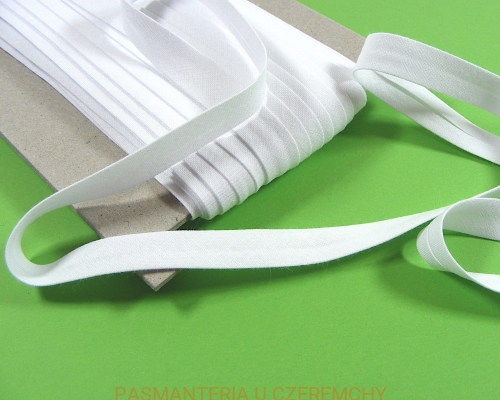 lamówka 12 mm biała