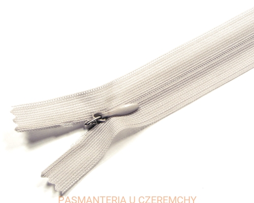 zamek 25 cm jasnoszary kryty /szary/