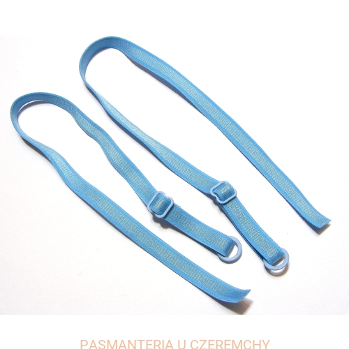 ramiączka 10 mm kompletne - niebieskie