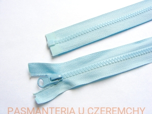 zamek 40 cm jasnoniebieski rozdzielczy kostka rozm.5 /niebieski/